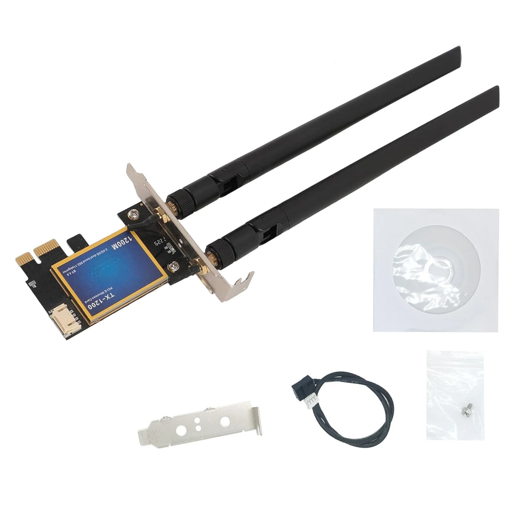 867Mbps TX-1200 PCIE Wifi Card Adapter Bluetooth 4 0 Dual Band 5Ghz