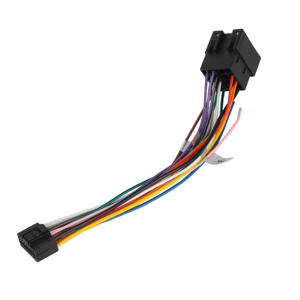 16 Pin Plug ISO Cable Connector Adapter For ALPINE Car Stereo 2Din DVD Player Audio Converter Transverter Automobile Accessories Zpaxo MULTI