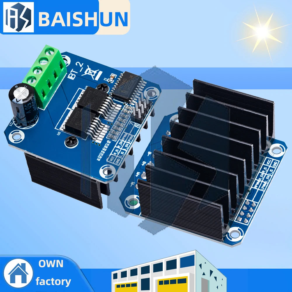 43A Dual H-bridge BTS7960 Motor Driver Module Current Detection Zpaxo