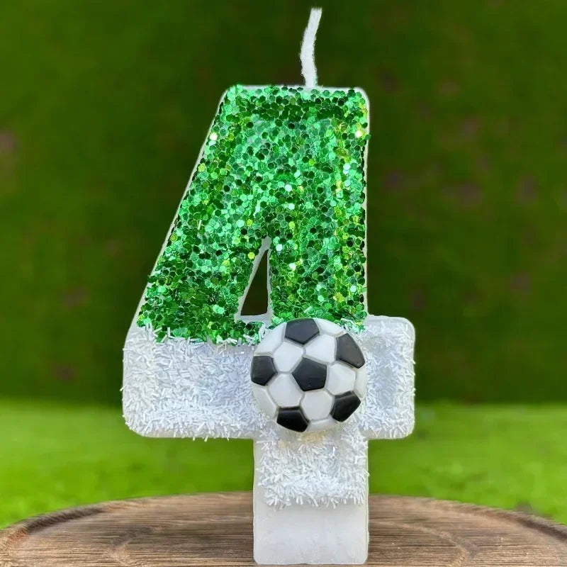 Football Number Birthday Candles – Kids Cake Party Decor Birthday Cake Candles Zpaxo 4