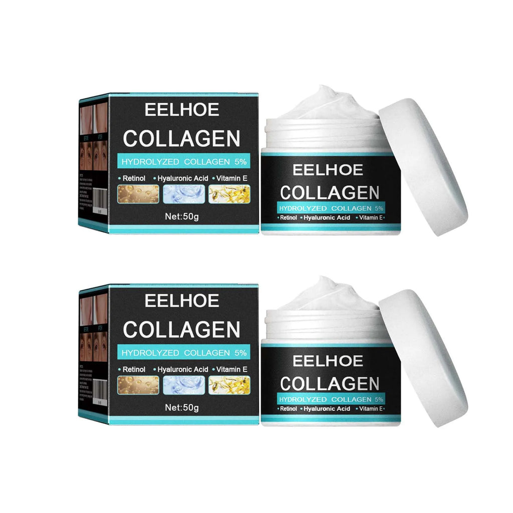Men's Collagen Anti-Wrinkle Face Cream | Hyaluronic Acid Men's Face Cream Zpaxo 2Pcs