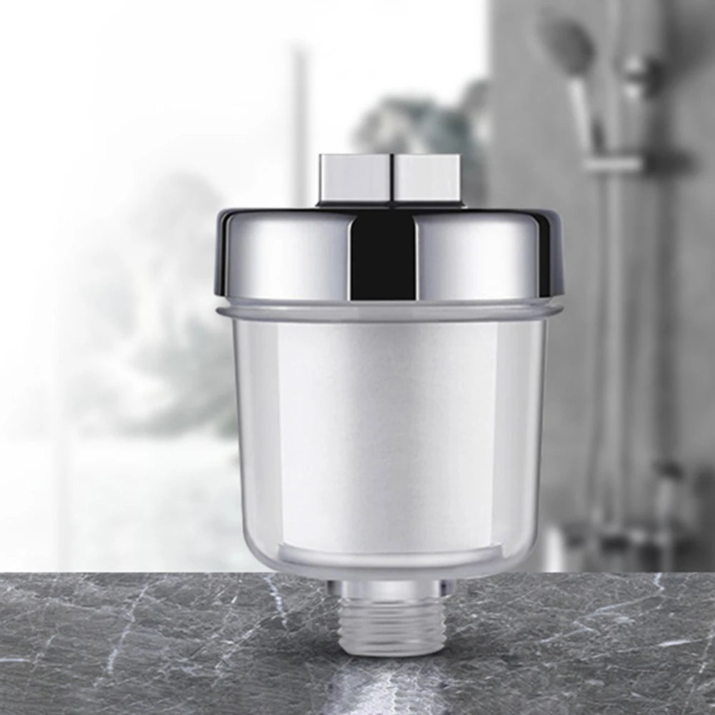 Household Water Filter Filtered Shower Head Transparent 5 Micron PP