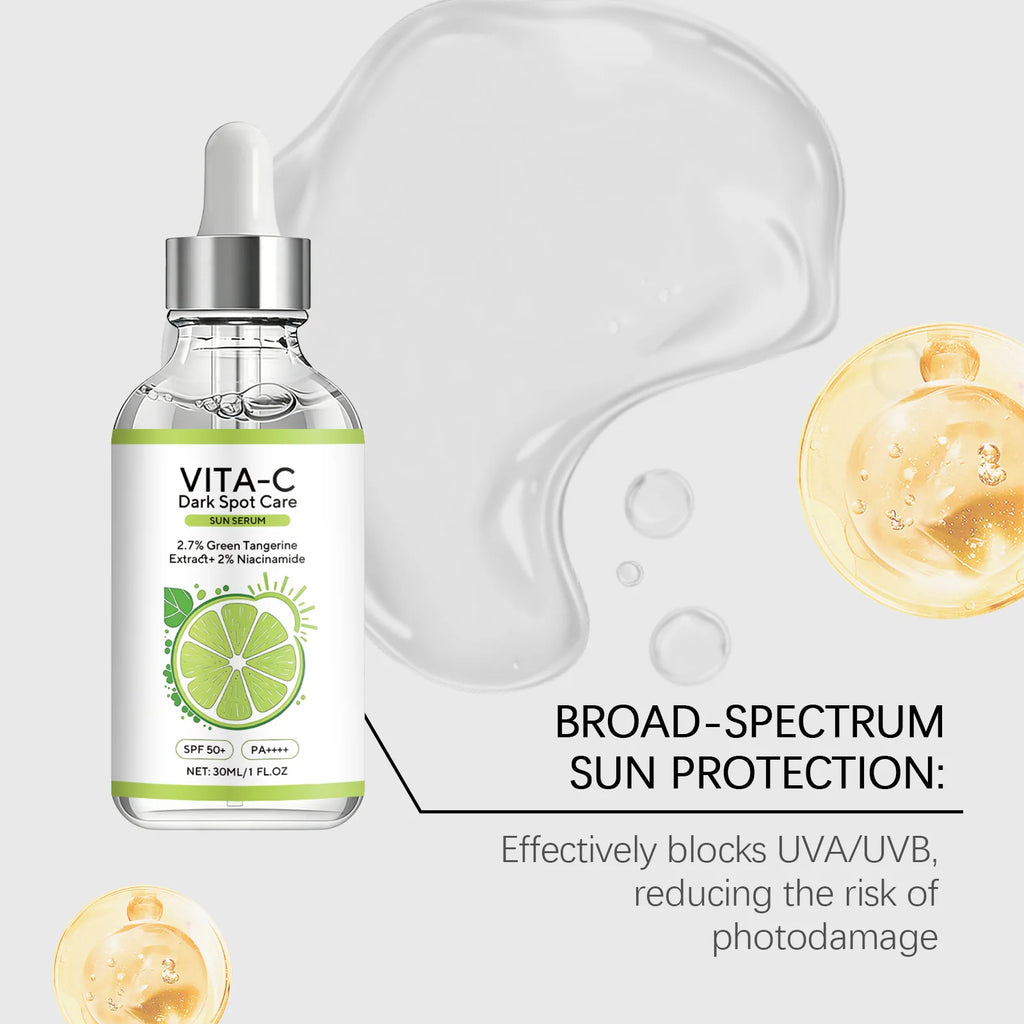 Vitamin C Sunscreen Essence – Brighten & Fade Spots | 30ml Brightening Sunscreen Serum Zpaxo