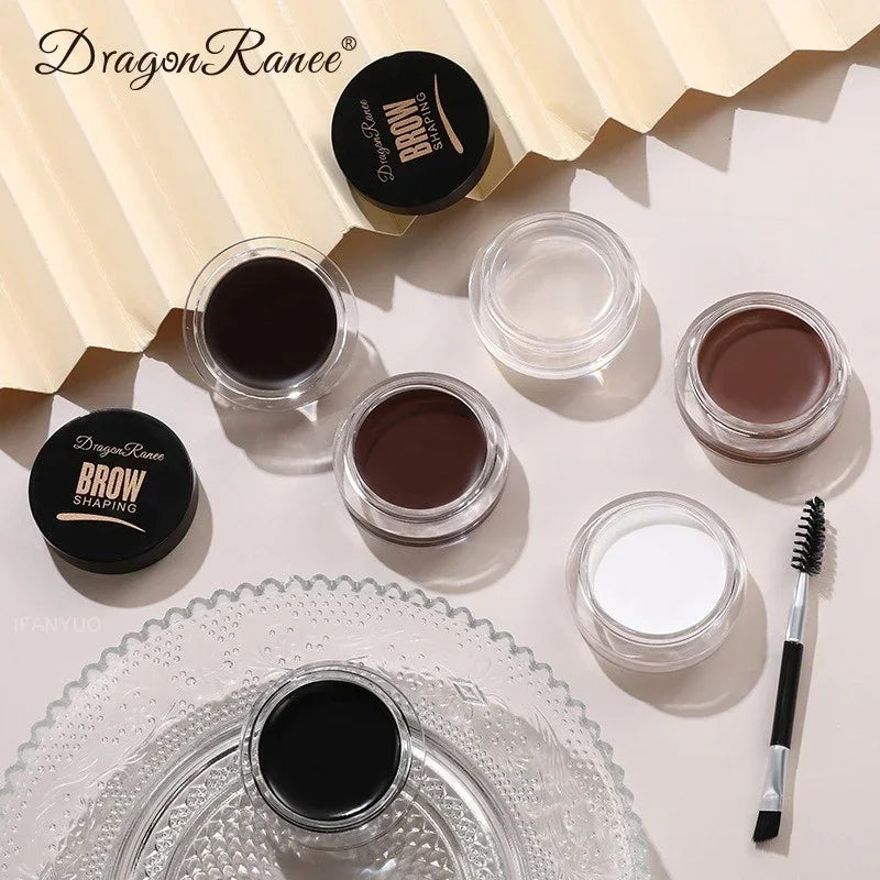 Matte Brown Black Wild Eyebrow Cream 3D Natural Tint Eyebrow Enhancers Gel Wax Waterproof Lasting Eye Makeup Cosmetic Tools Zpaxo