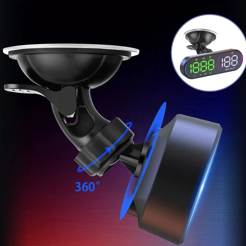 HUD Car Head Up Display Universal Plastic Digital Speedometer KMH MPH Zpaxo