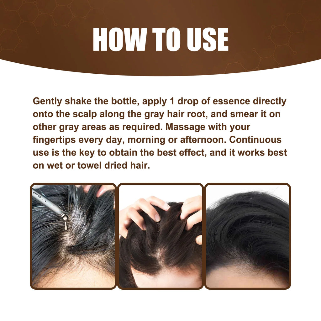 Jaysuing Anti-Grey Hair Serum – Nourishing Essence Oil 30ml Hair Care Serum Zpaxo