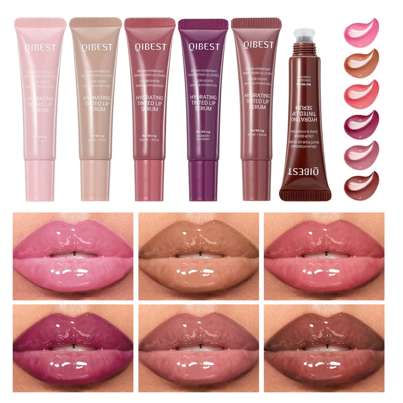 Moisturizing Lip Gloss Waterproof Sweatproof Easy Apply Non Fading