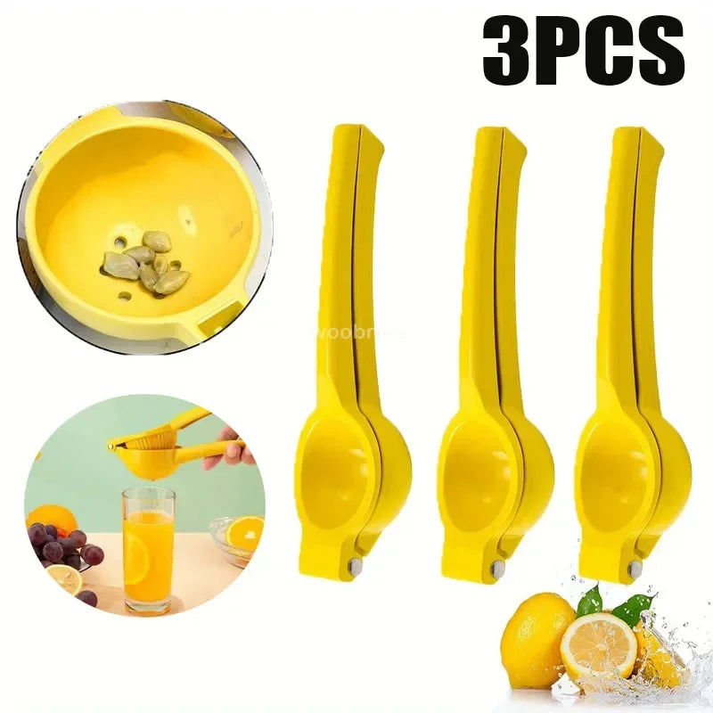 Manual Lemons Press Lemon Squeezer Kitchen Tool for Citrus Lemon Can Be Washed with Dishwasher Manual Juicer Lemon Lime Juicer Zpaxo 3PCS