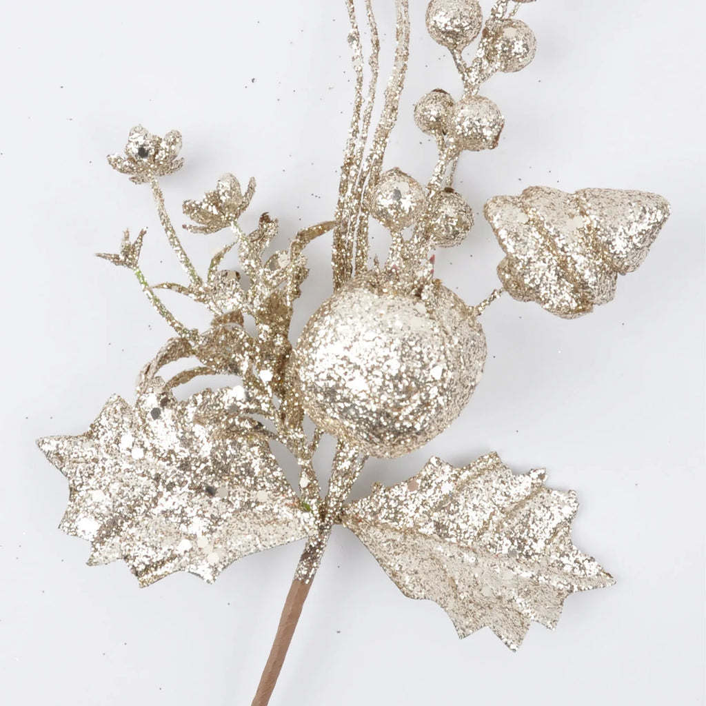 Sparkling Christmas Tree Branch Picks – Holiday Ornaments Christmas Tree Pick Zpaxo