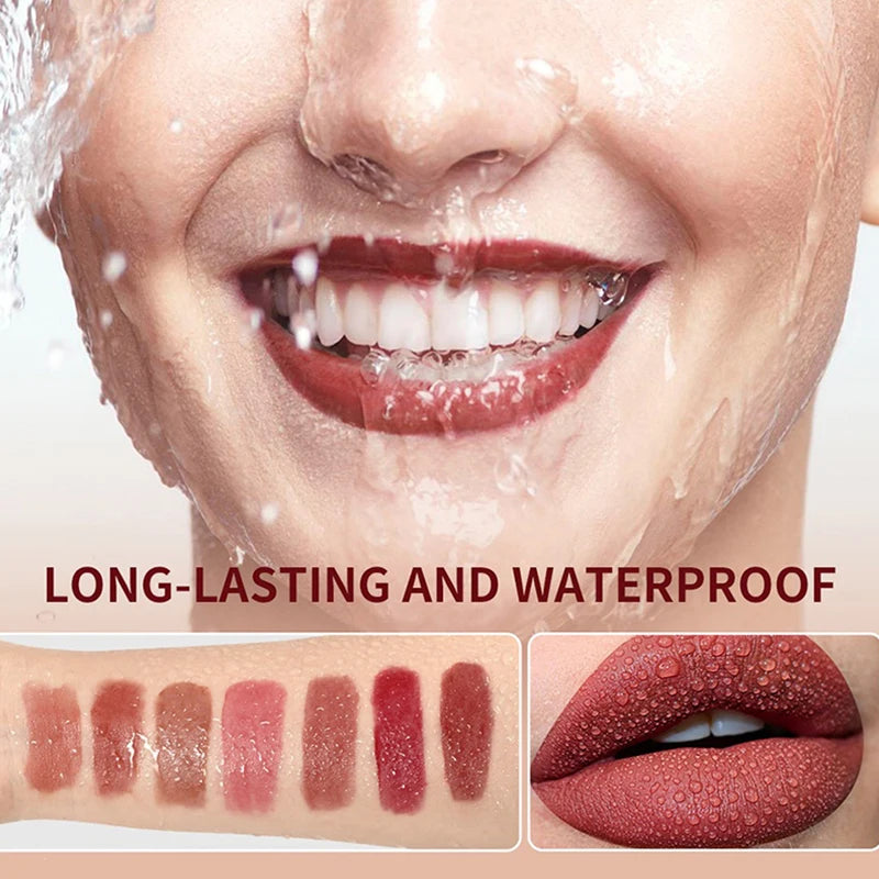 Strawberry Cake Mousse Lip Mud – Glaze Lipstick Silky Smooth Mousse Lipstick Zpaxo