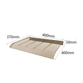 Window Awning Door Canopy Easy to Install Impact Resistant Sun Shetter Cover for Garage Balcony Garden Exterior Front Door Zpaxo 40x40cm