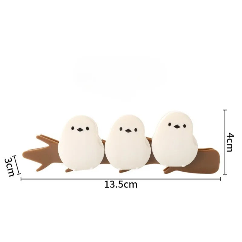Cute Bird Magnetic Sealing Clip for Food Plastic Bags, Freshness Preservation Clip, Milk Powder Sealing Strip Snack Sealing Clip Zpaxo