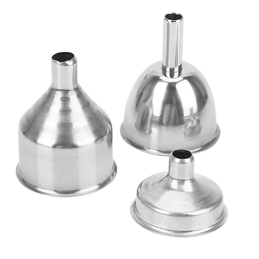 Mini Stainless Steel Bar Wine Flask Funnel Filling Hip Narrow-mouth