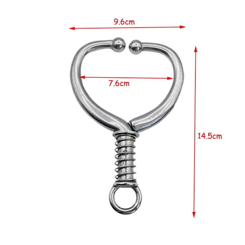Stainless Steel Automatic Cow Spring Nose Pliers Cattle Plier Clip Zpaxo larger