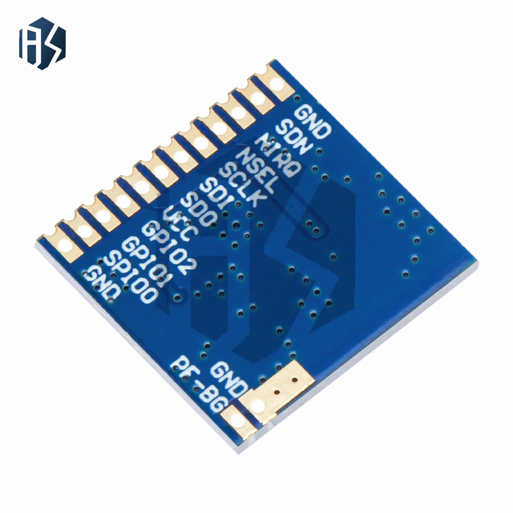 AS4432-SMD 433MHz Industrial-grade Wireless Module Si4432 SMD Chip Zpaxo