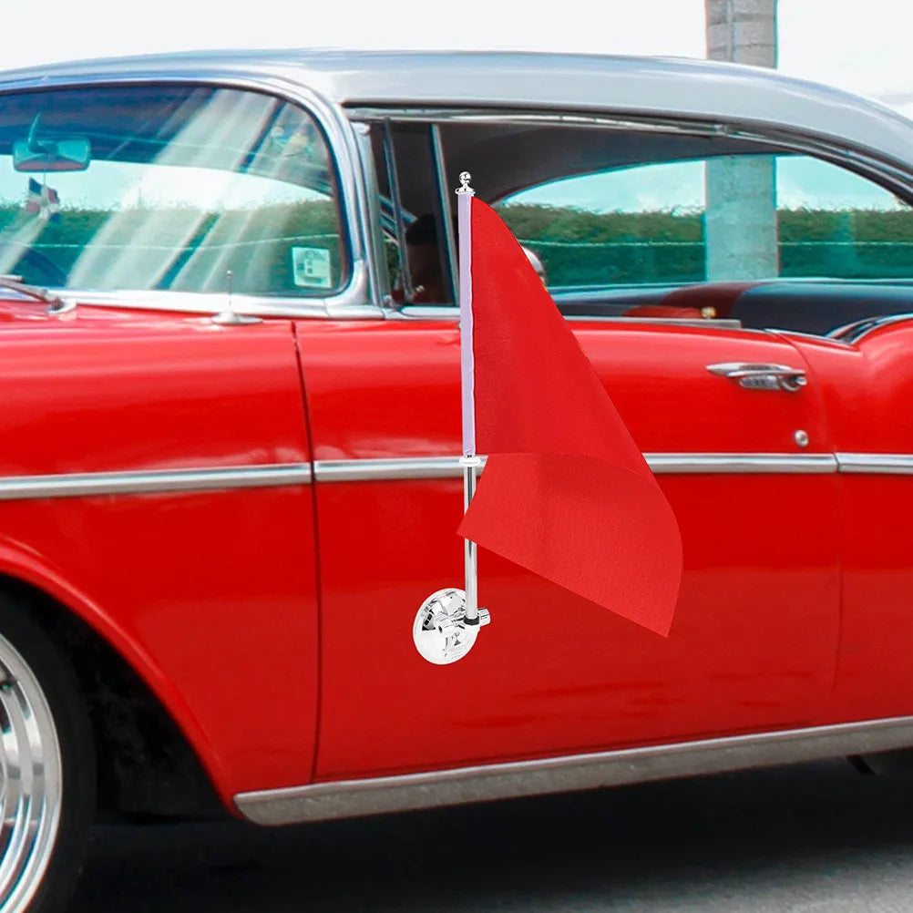 Flagpole Holder Suction Cup Car Flag Mount Universal Vehicle Base