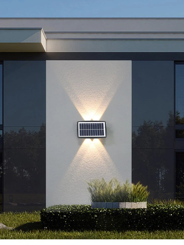 SHINEKNOT Solar LED Outdoor Wall Light | IP65 Weatherproof 4W/6W