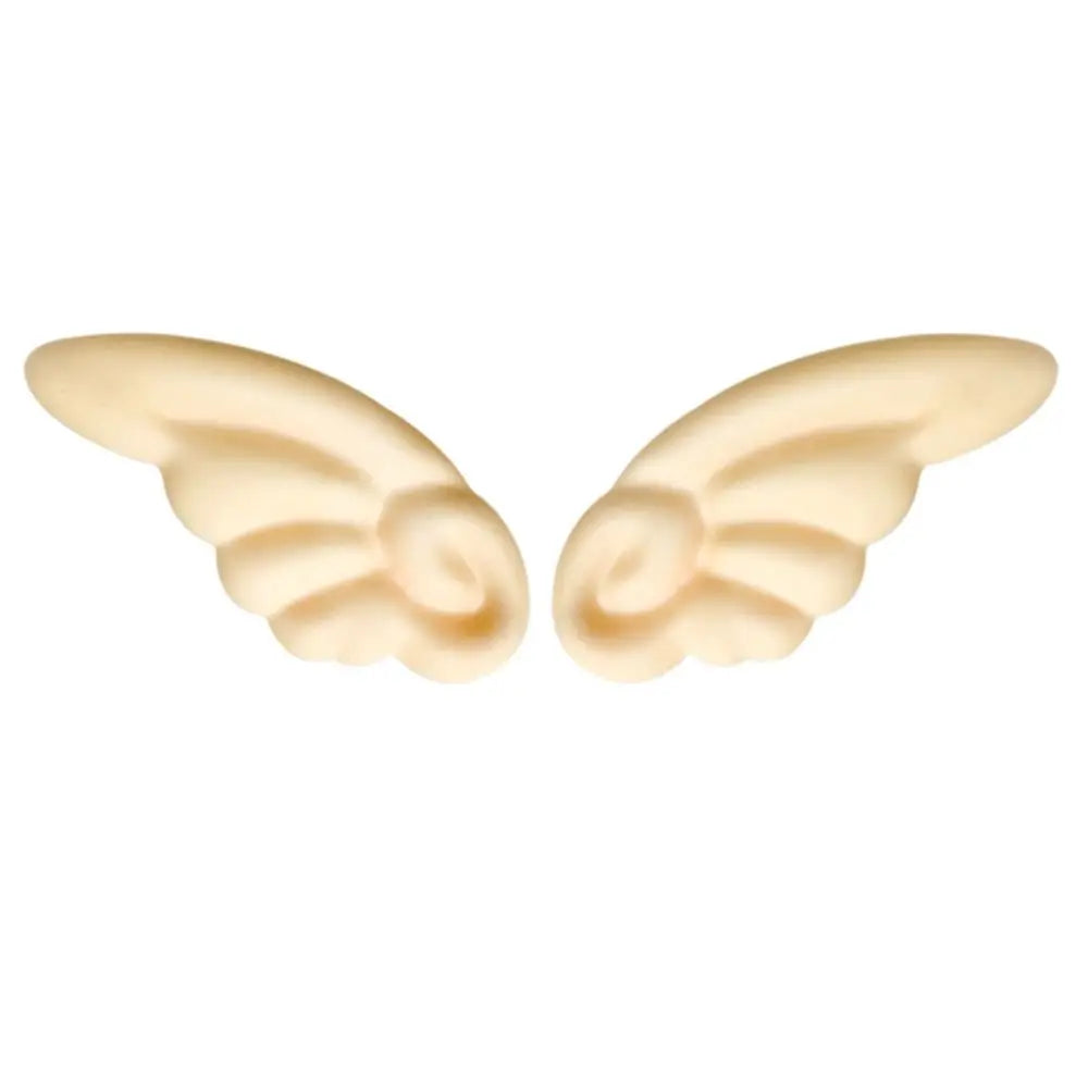 Bowknot Motorcycle Decorative Flowers Wings Helmet Accessories Cute Zpaxo Beige-Wings