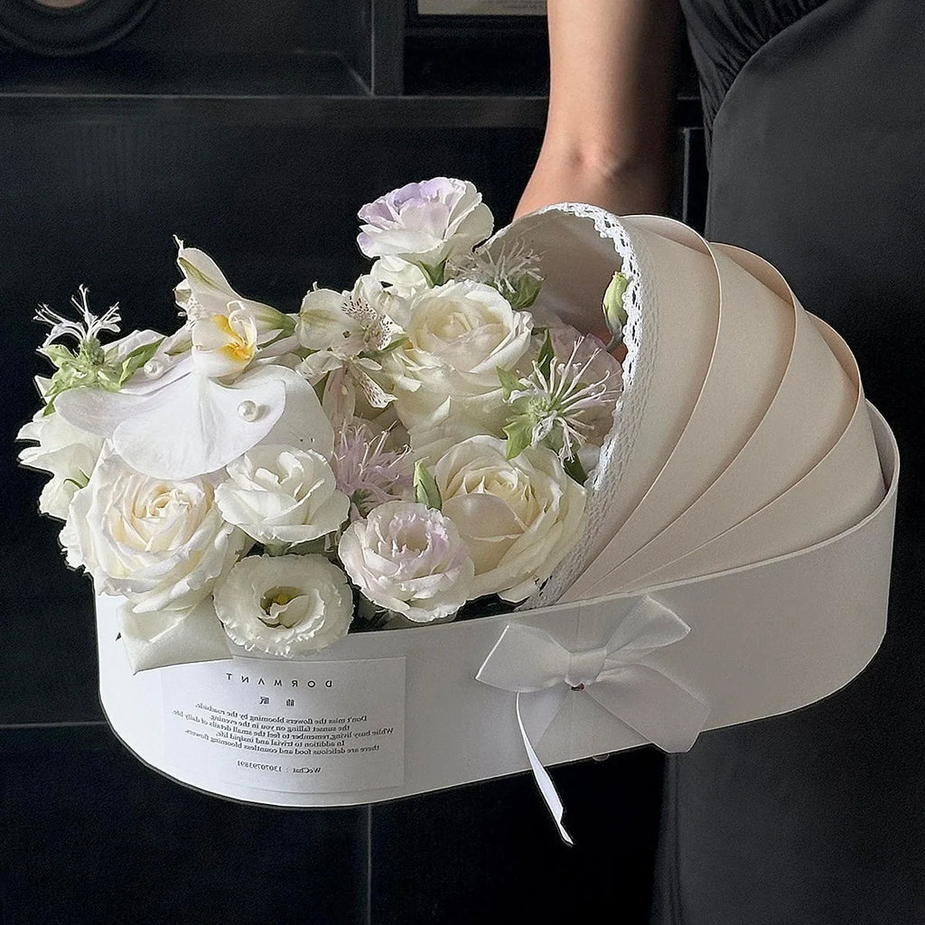 Cradle Flower Gift Box – Baby Shower, Wedding & Easter