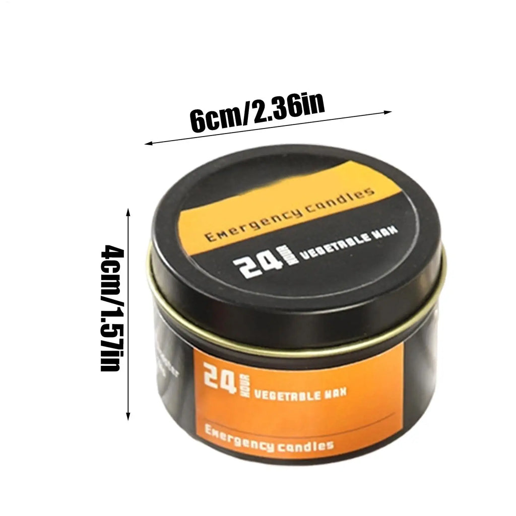 4-Pack Emergency Survival Candles – 24hr Windproof & Odorless Emergency Survival Candles Zpaxo