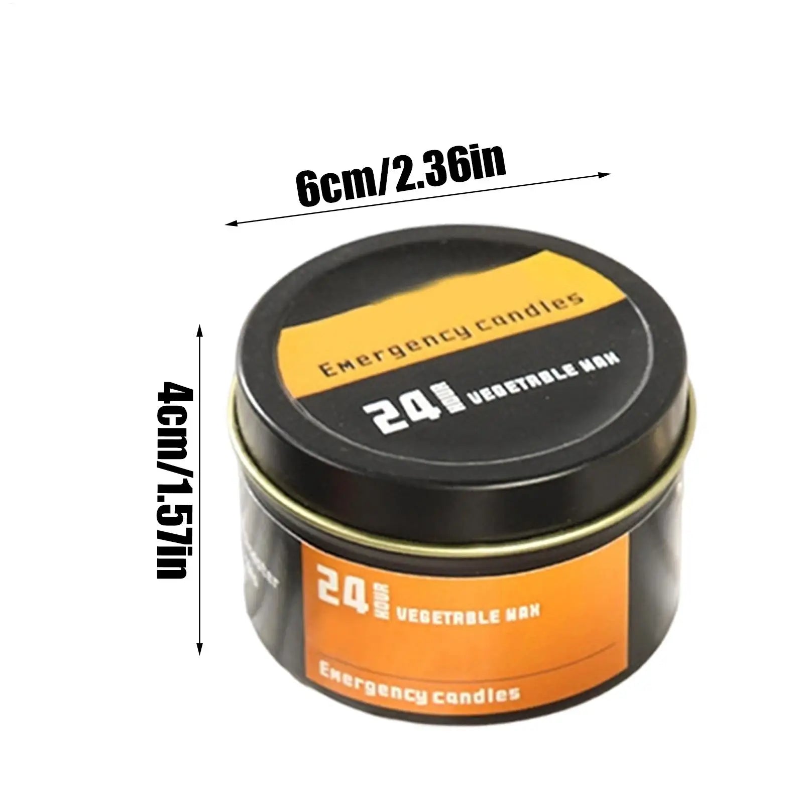 4-Pack Emergency Survival Candles – 24hr Windproof & Odorless Emergency Survival Candles Zpaxo