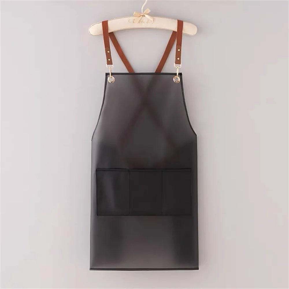 Waterproof TPU Kitchen Apron – Oil-Proof Unisex Cooking Apron