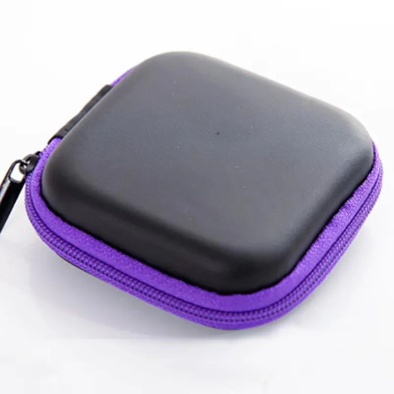 Mini EVA Zipper Storage Bag – AirPods, Earphone & Cable Case
