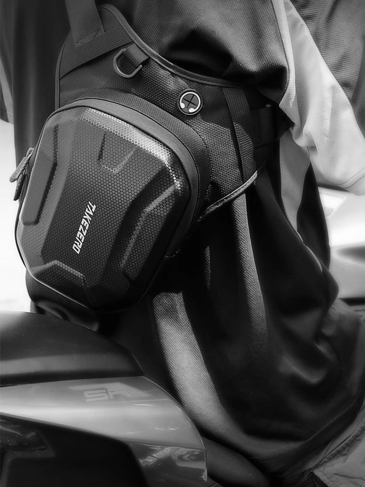 Motorcycle Drop Leg Bag Waterproof Motorbike Wasit Bag Large Capacity Bicycle Thigh Belt Bag for Outdoor Sports Ride Zpaxo