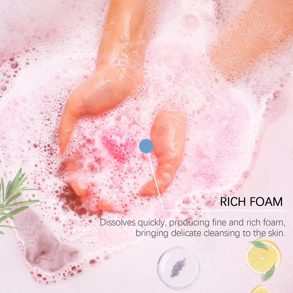 Aromatherapy Bath Bombs Set – Moisturizing & Relaxing 6 pcs Aromatherapy Bath Bombs Zpaxo