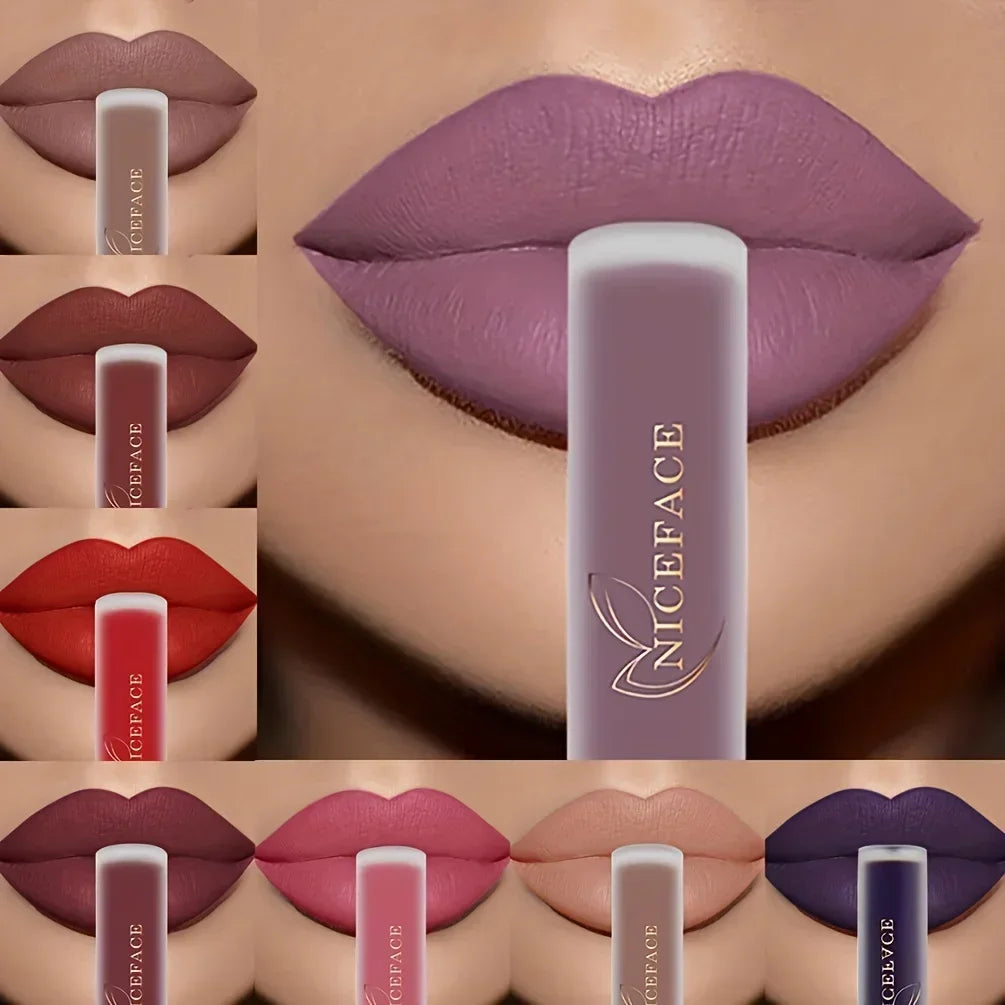 20 Colors Optional, High Pigmented Matte Velvet Lip Glaze - Long-Lasting, Smudge-Proof, Non-Moisturizing Liquid Lipstick 1pc Zpaxo