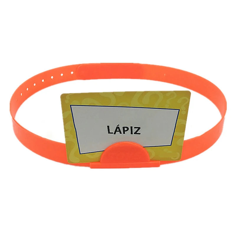 Headband Quick Question Game Cosplay Props Classroom Family Party Board Games Educational Toys Zpaxo Orange one size