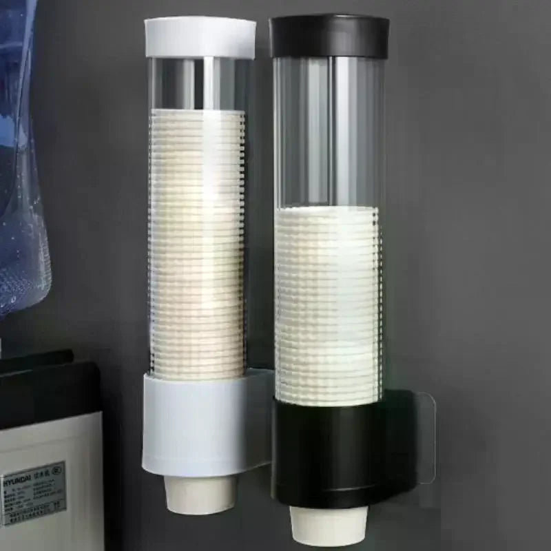 Disposable Paper Cup Dispenser Extractor Wall Mounting Plastic Holder Zpaxo