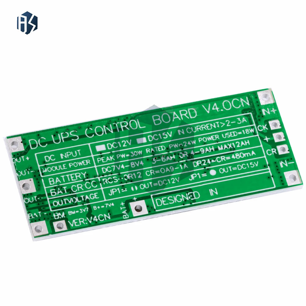 DC 12V 15V 24W 1A UPS Power Supply Module Uninterruptible Control Zpaxo