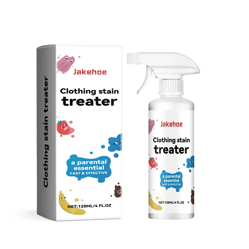 120ml/bottle Clothes Decontamination Spray Stain Treater Spray Stain Remover For Fabric Portable Stain Treater Spray Zpaxo 120ml