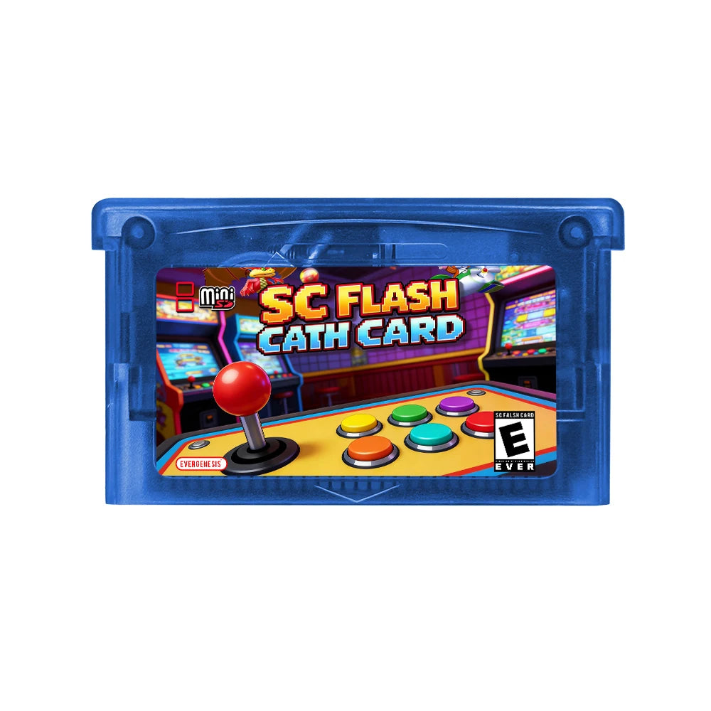 New 5000 in 1 SCFW V2.0 Mini SC Flash Card with 8G TF Card & Adapter for GBA GBC GB NES NDS Game Card Game Console Accessories Zpaxo