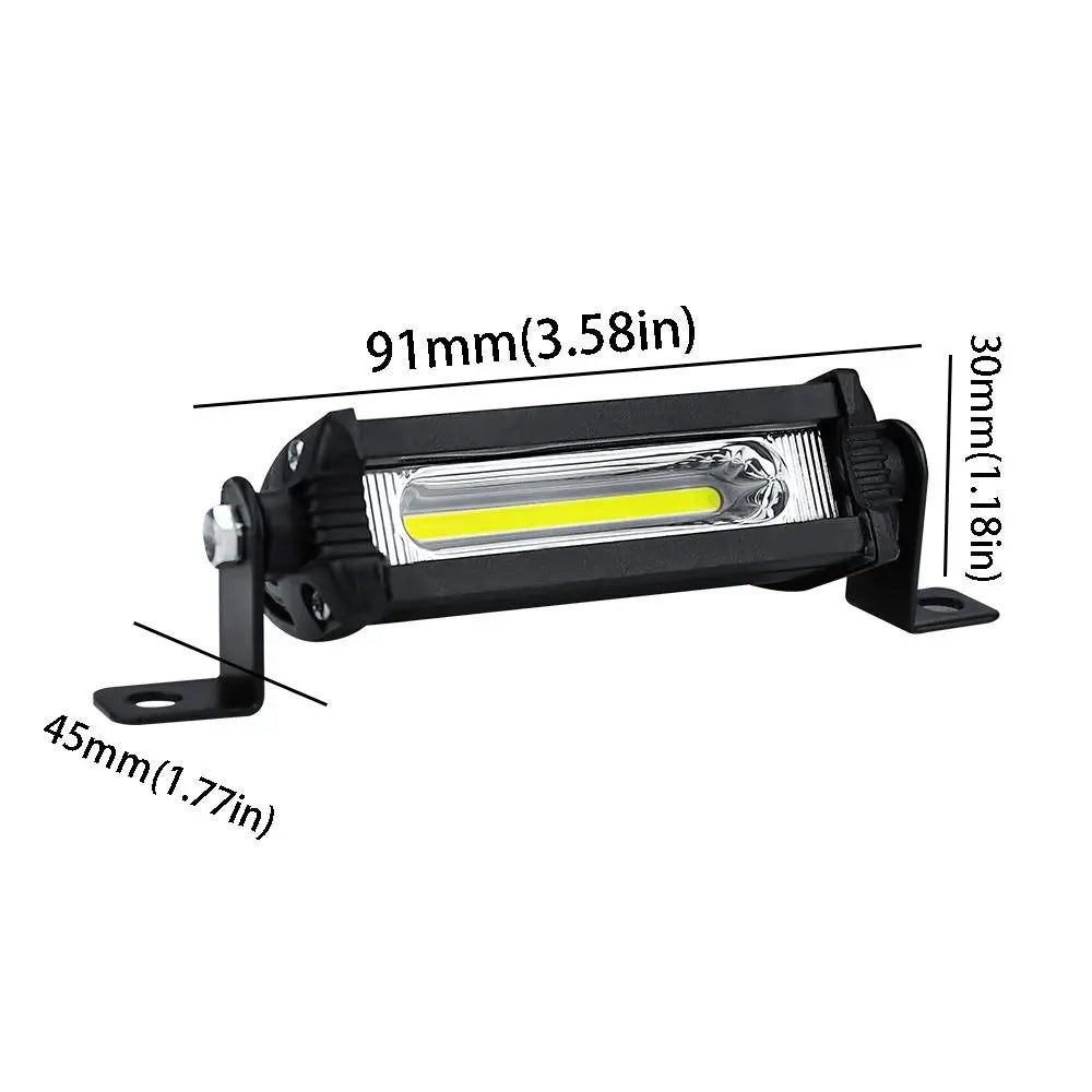 Headlight COB LED Work Light Single Row Mini Bar Spotlight Lorry Zpaxo