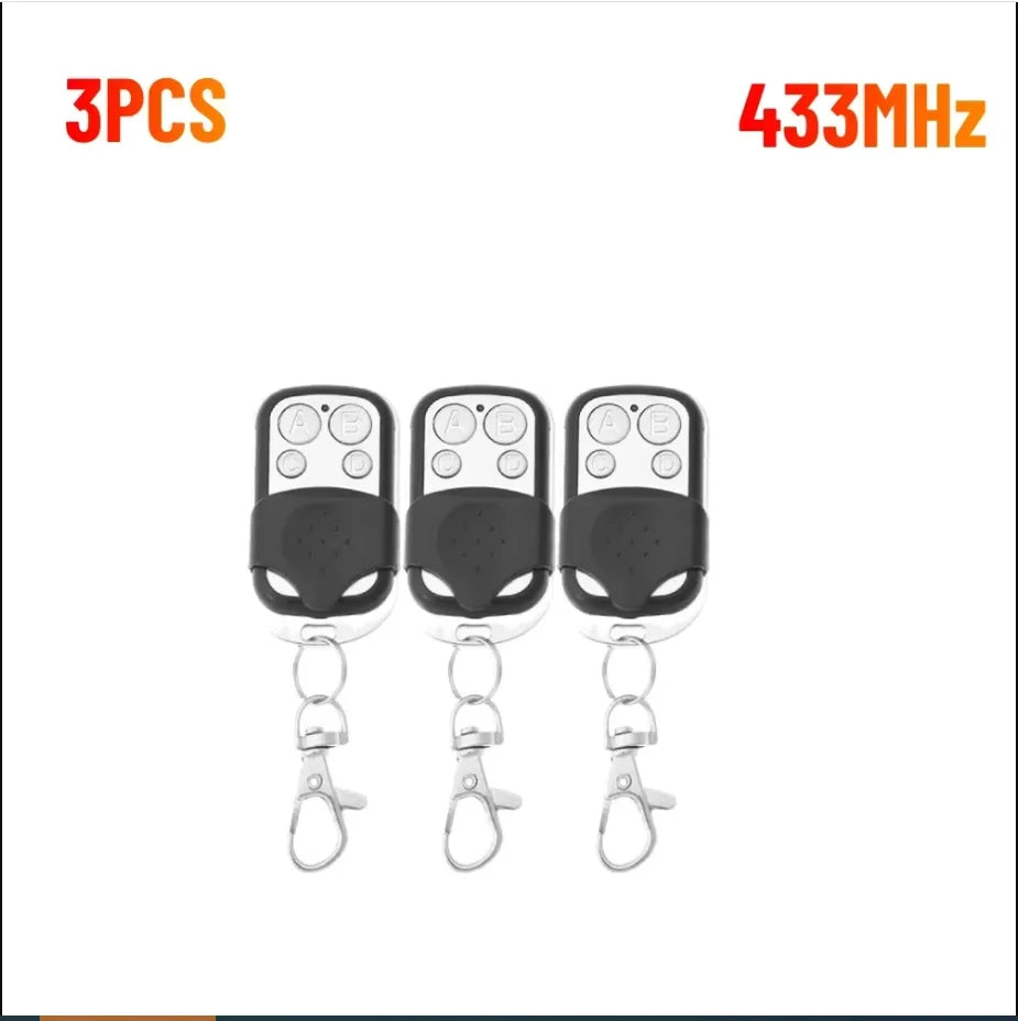 1- Universal Garage Door Control Wireless RF Remote 433MHz Electric Zpaxo 3PCS