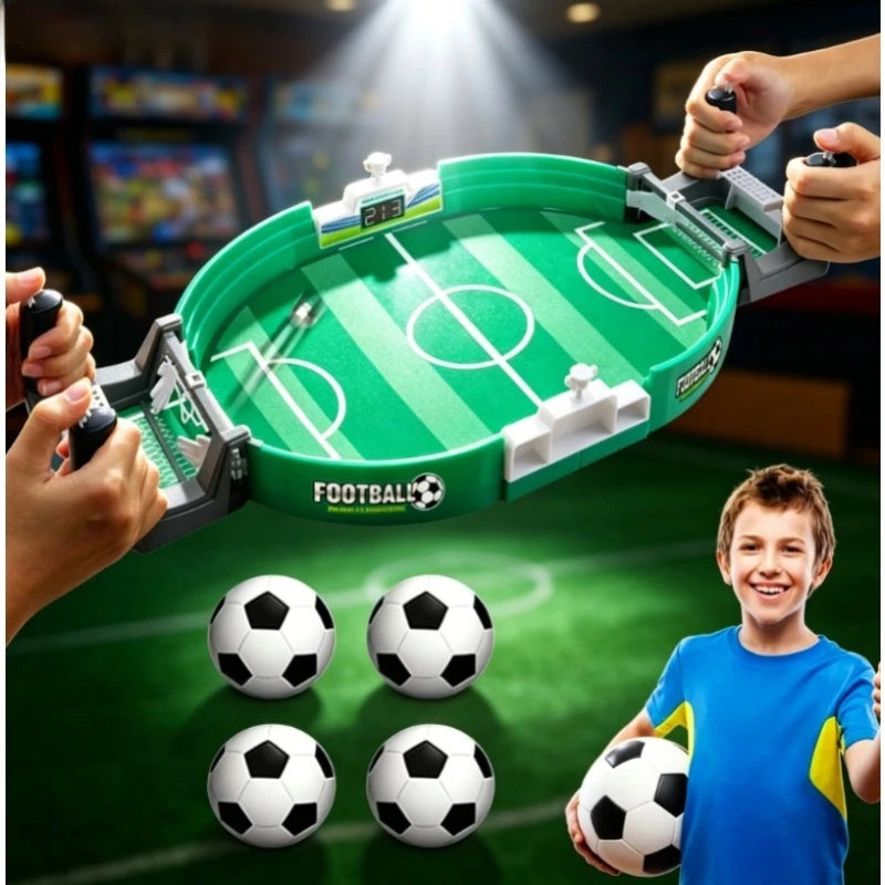 Interactive Soccer Tabletop Game Youngsters Educational Toy 2 Balls