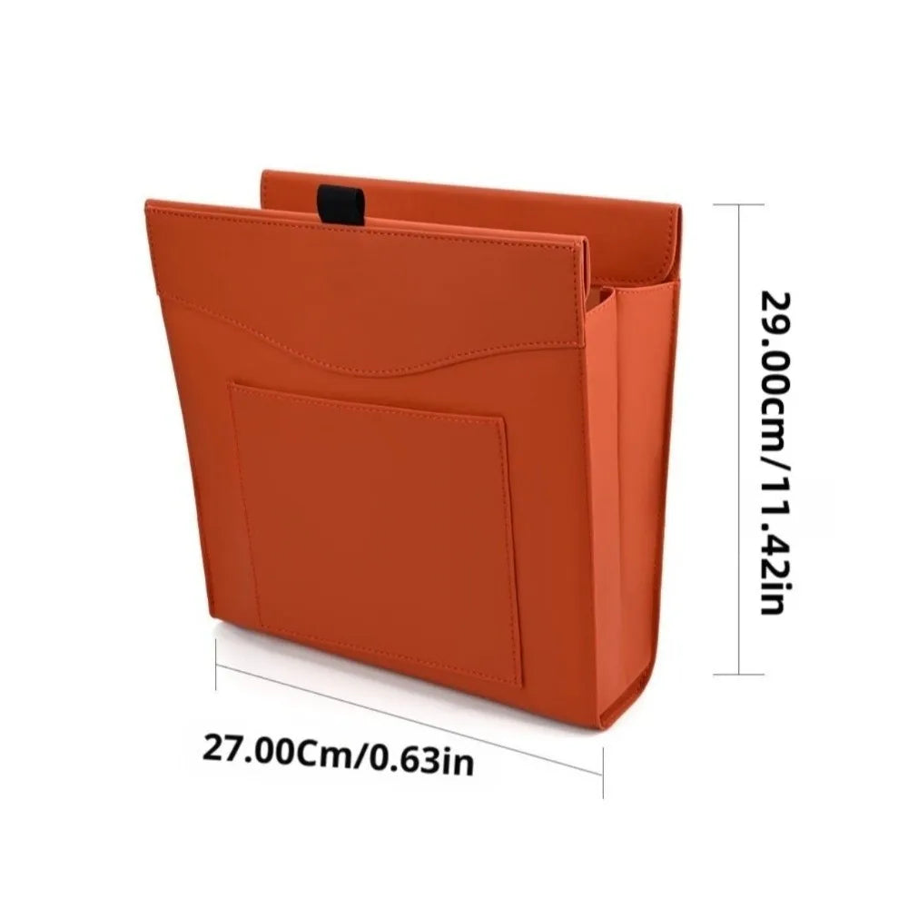 Waterproof Car Garbage Bag Storage Pocket Leak-proof Magnetic Adsorption Storage Bag Space Saving Garbage Bin Zpaxo