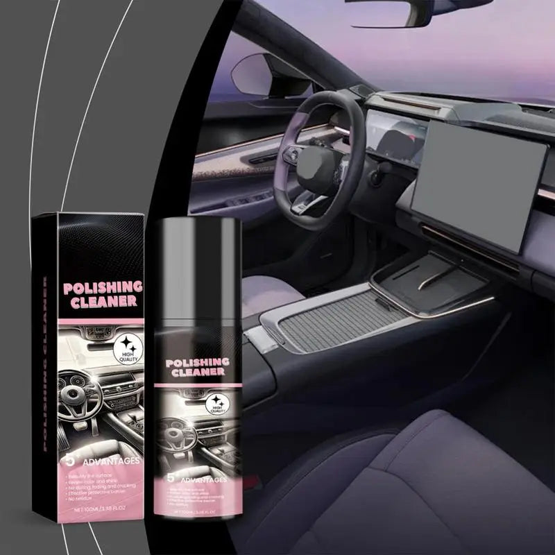 Car Interior Polish Cleaner Polishing Decontamination Maintenance