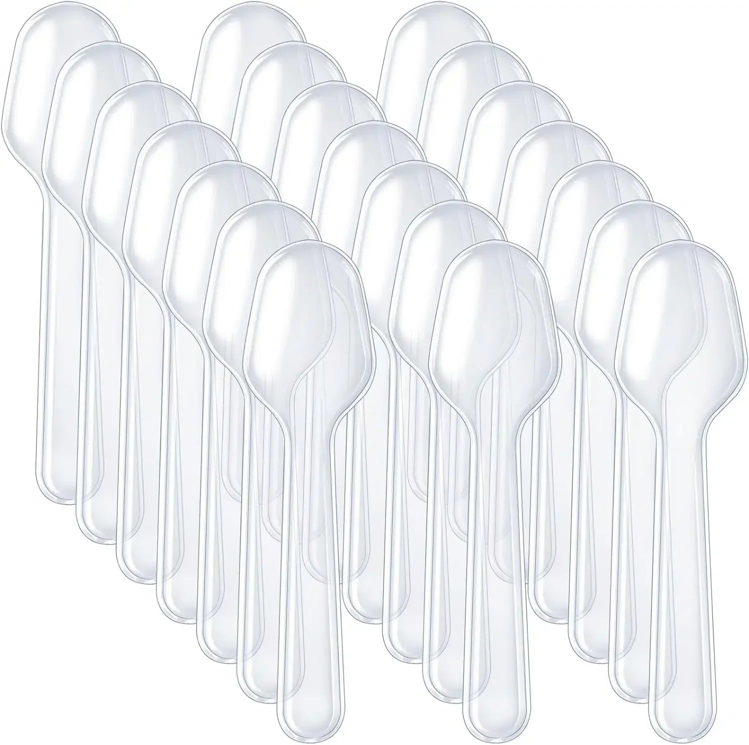 Mini Ice Cream Spoon Disposable Dessert Spoons Wedding Party