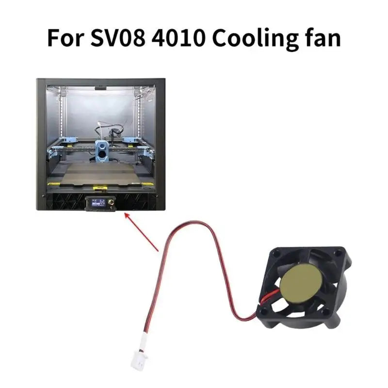 652F Replacement Cooling Fan 4010 3010 5020 DC24V SV08 3D Printer Zpaxo