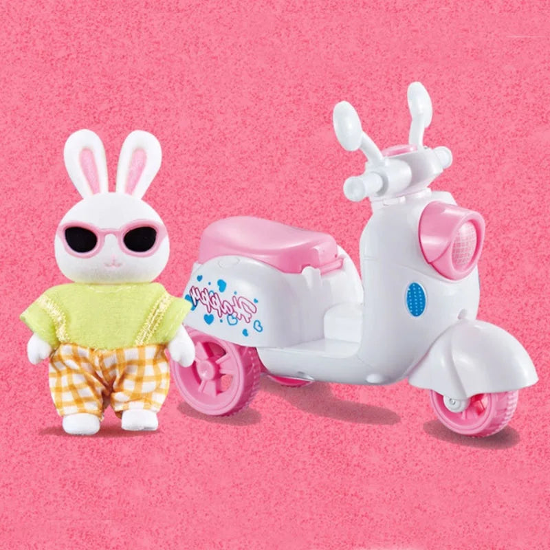 Little Rabbit Dresser Lovely Scene Play Toys Simulation Modelling
