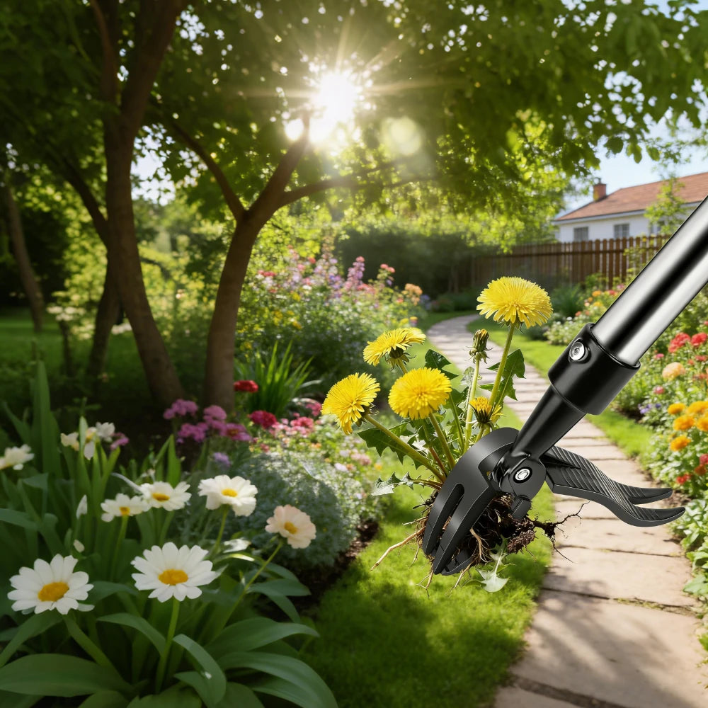 Standing Manual Weeder Shovel Root Remover Garden Horticulture