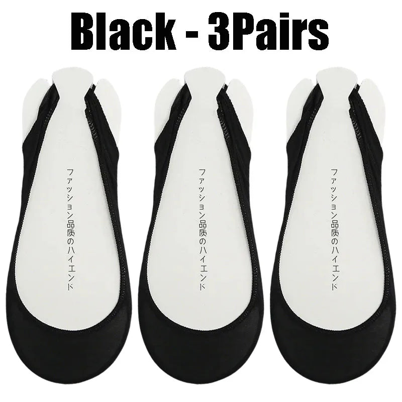 Invisible Silicone Anti-slip Short Socks Summer Ice Silk Ultra-thin