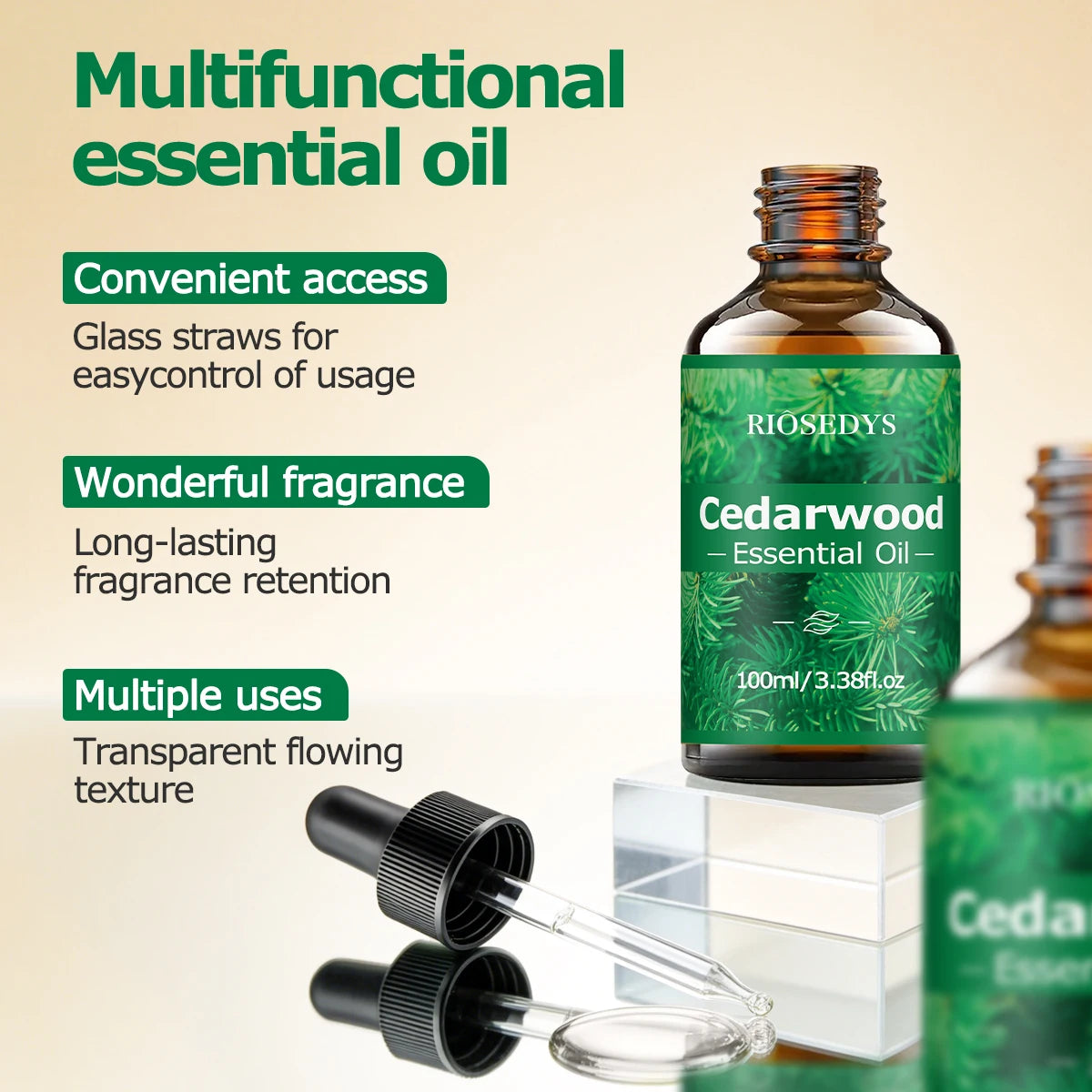 CEDARWOOD ESSENTIAL OIL Moisturizing Nourishing Massage Suitable Zpaxo