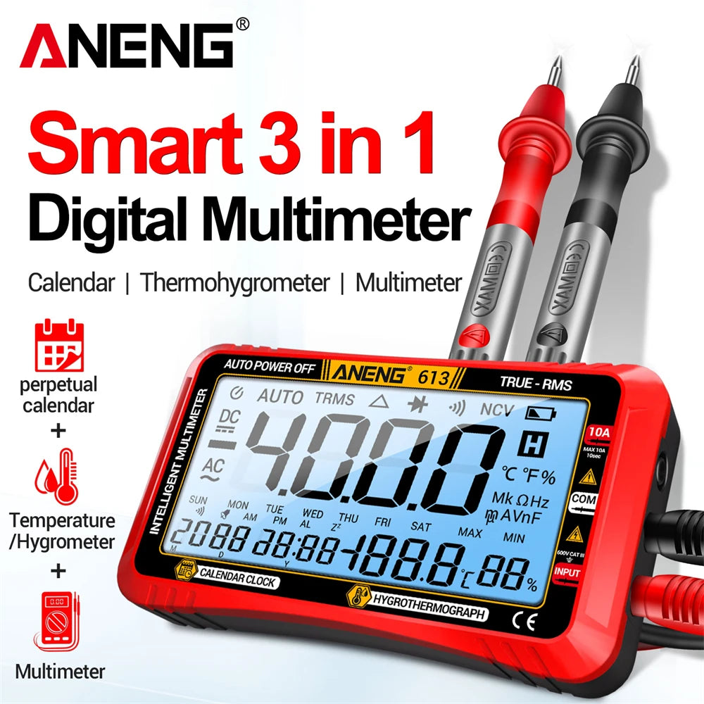 3 in1 AC DC Voltage Current Resistance Capacitance Measurement