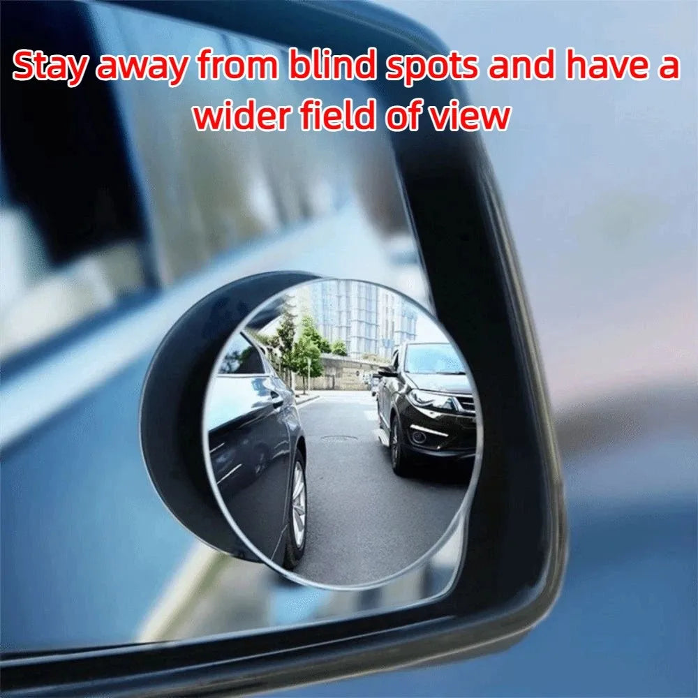 360 Degree Car Blindspot Mirror Adjustable Angle Multiple Shapes Zpaxo 5X5cm-Round