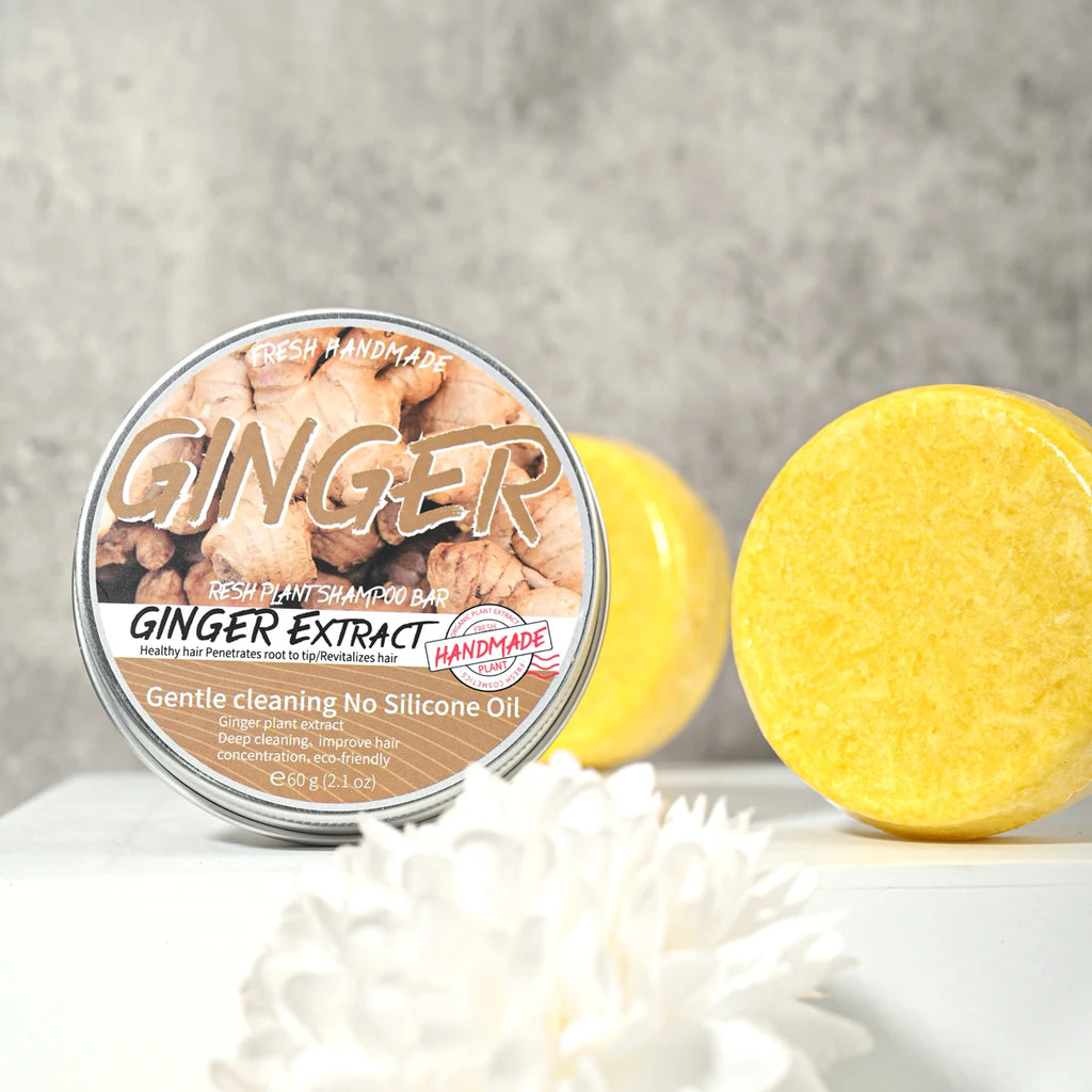 Ginger & Jojoba Solid Shampoo Bar – Oil Control & Hydrating Solid Shampoo Bar Zpaxo