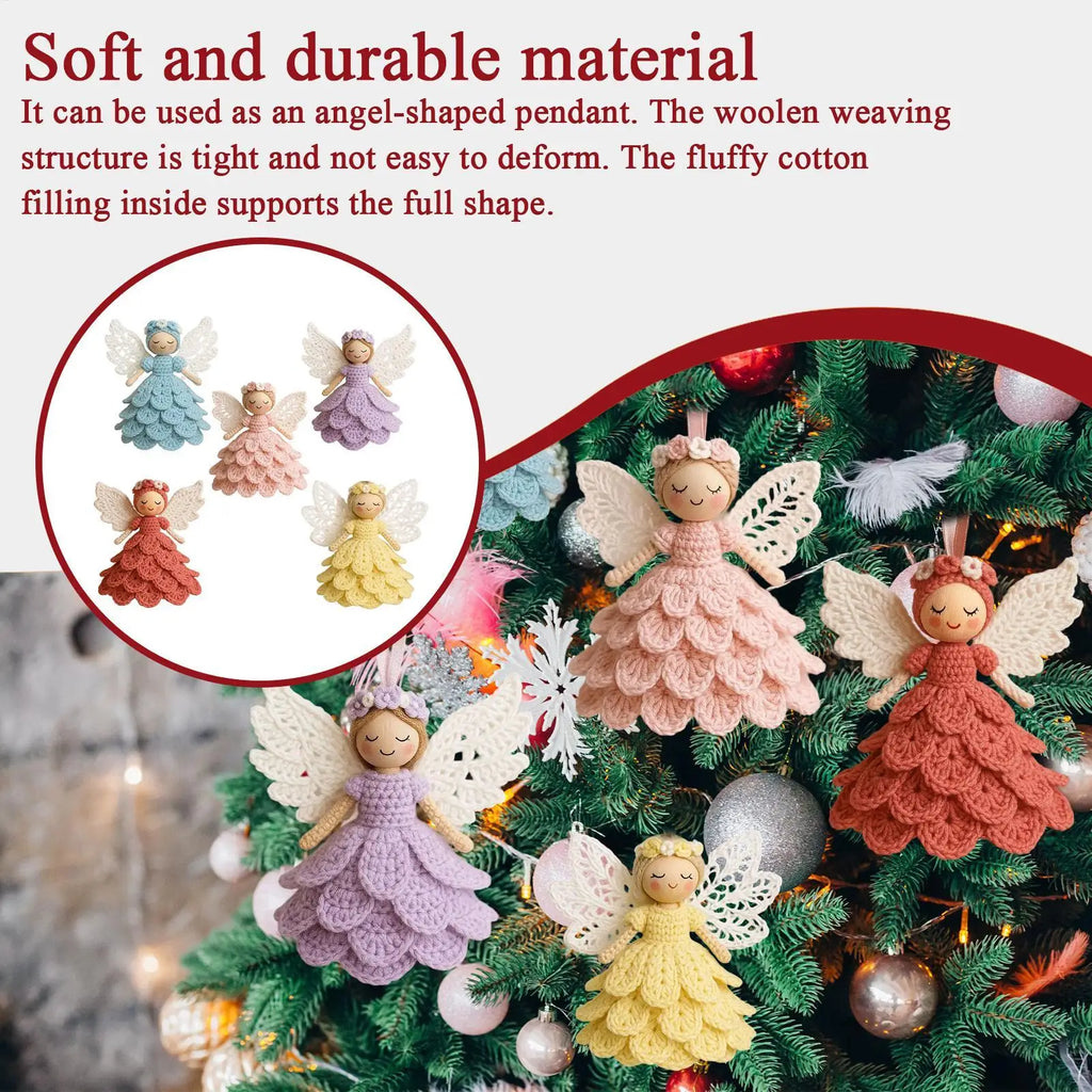 Beginner Crochet Angel Doll Ornament DIY Craft Adults Teens Christmas